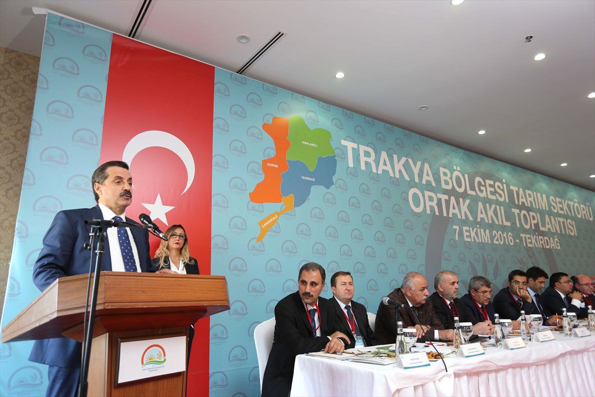 Gıda, Tarım ve Hayvancılık Bakanı Çelik Tekirdağ\'da