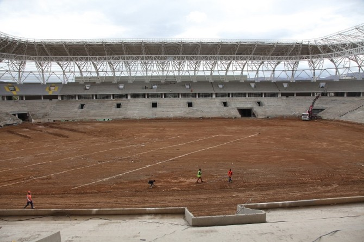 Malatya Arena\'da Zemin Drenaj Çalışmaları Tamamlandı