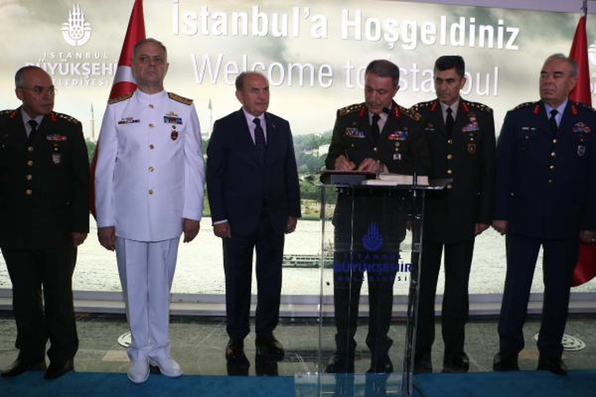 Orgeneral Akar ve Kuvvet Komutanları İbb\'yi Ziyaret Etti