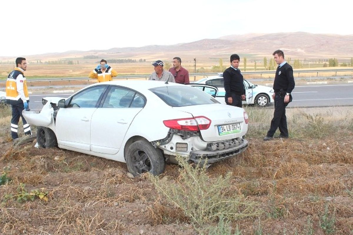 Sivas\'ta Trafik Kazası: 1 Yaralı