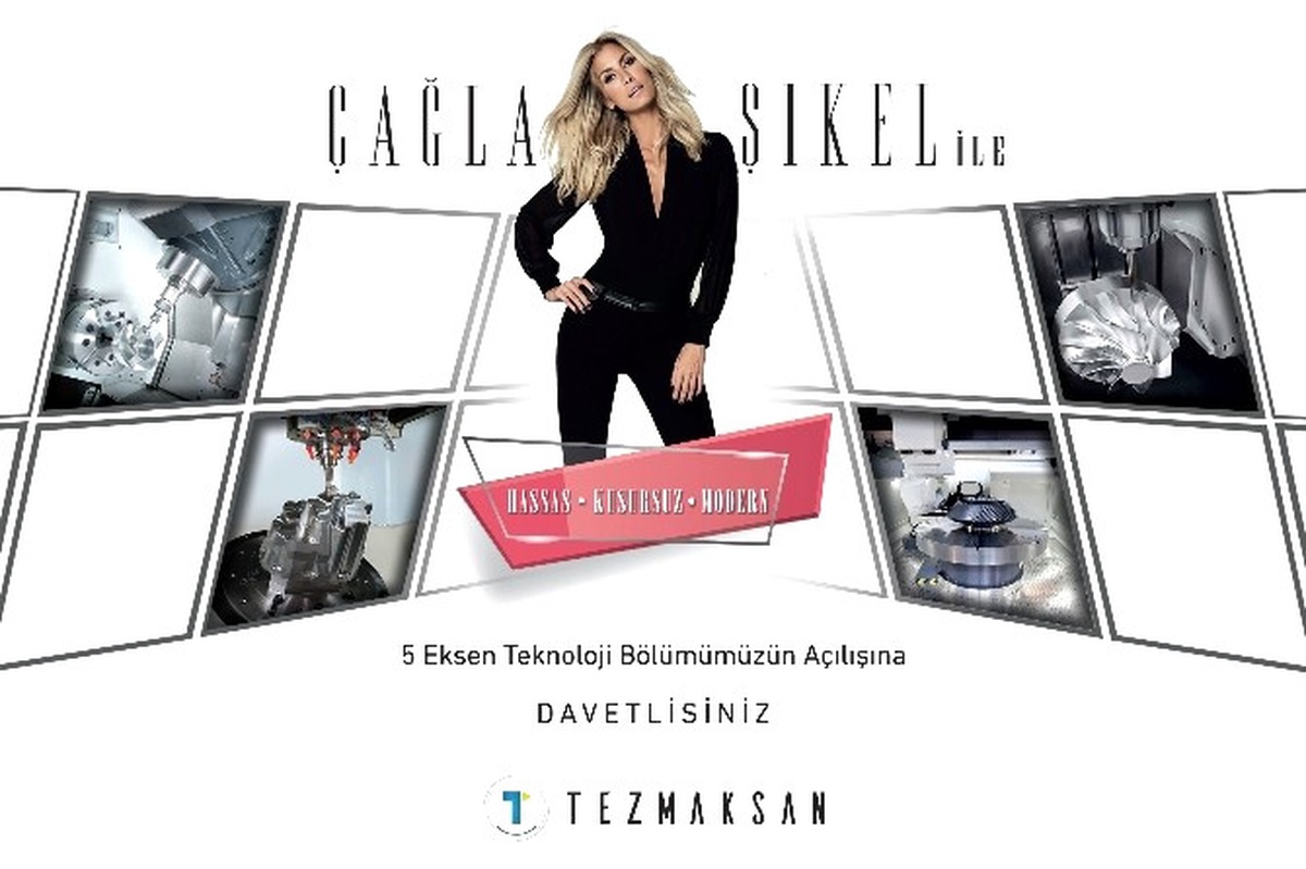 Tezmaksan, Çağla Şıkel\'in Çelikten Heykelini Yaptı