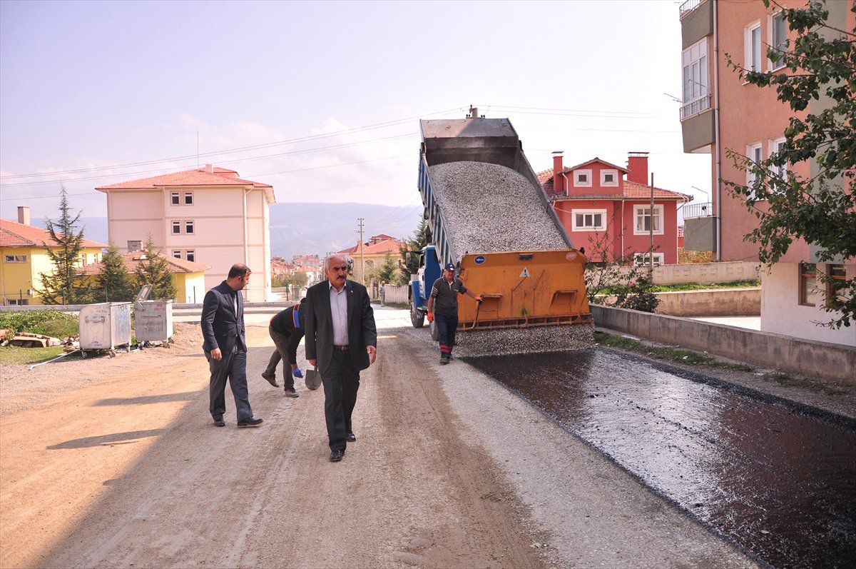 Tosya\'da Asfalt Çalışmaları