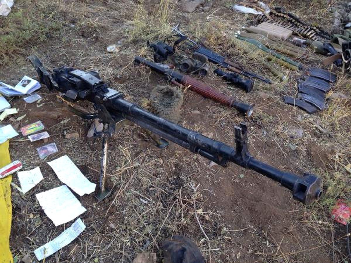 TSK : Çukurca\'da 5 PKK\'lı Silahlı İha Bayraktarla Yapılan Atış Sonucu Etkisiz Hale Getirildi