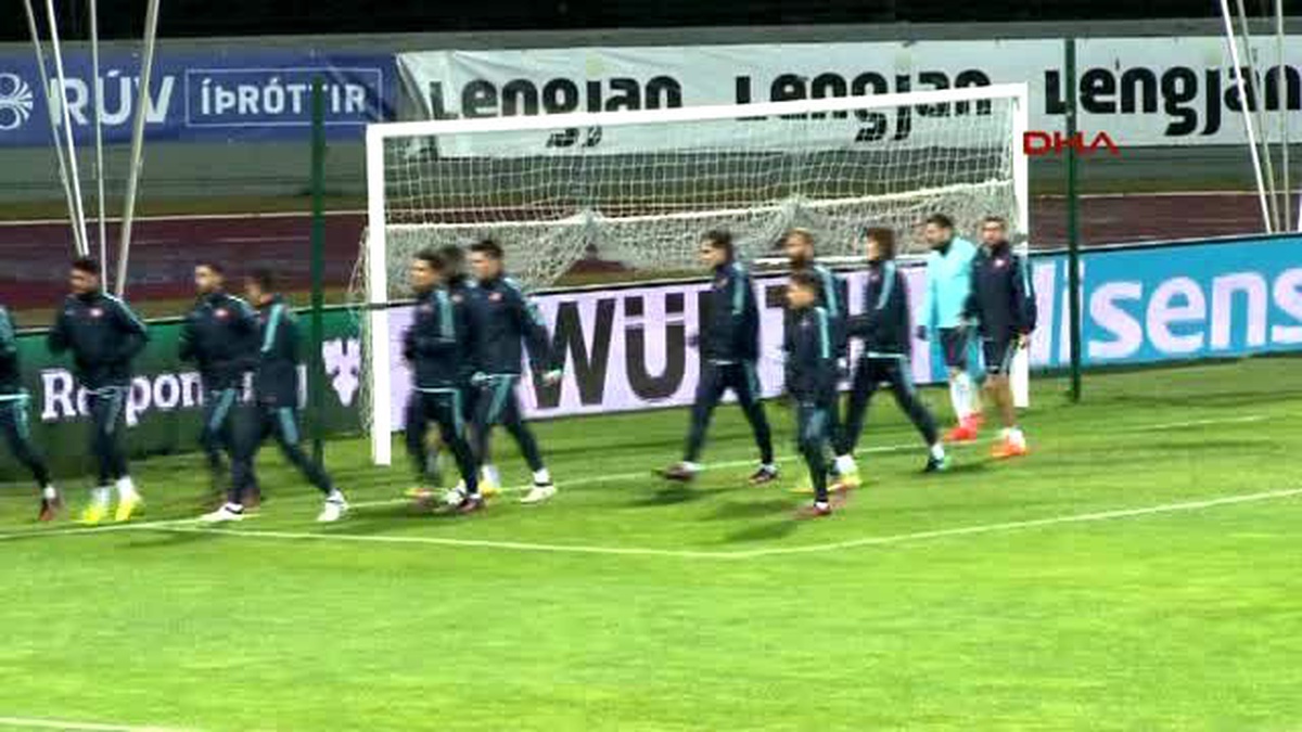 A Milli Takım, İzlanda Maçı Hazırlıklarını Tamamladı