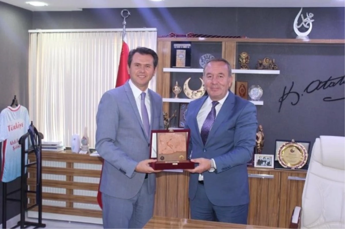 Aydoğan\'dan Başkan Şahiner\'e Ziyaret