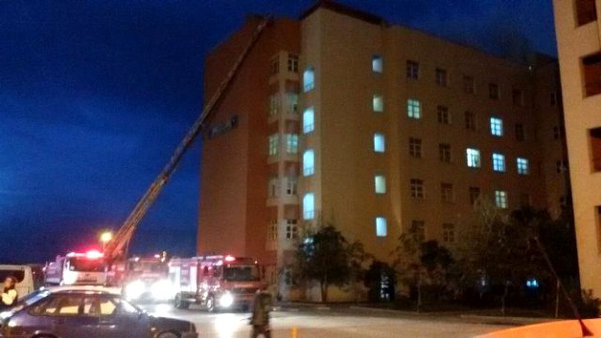 Bandırma Devlet Hastanesinde Yangın