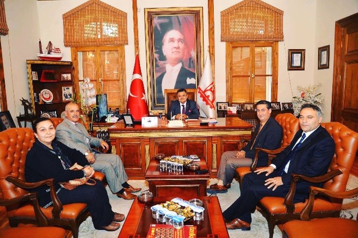 Başkan Yağcı\'ya Baş Sağlığı Ziyareti