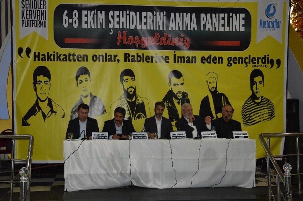 Diyarbakır\'da 6-8 Ekim\'de Hayatını Kaybedenler Anıldı
