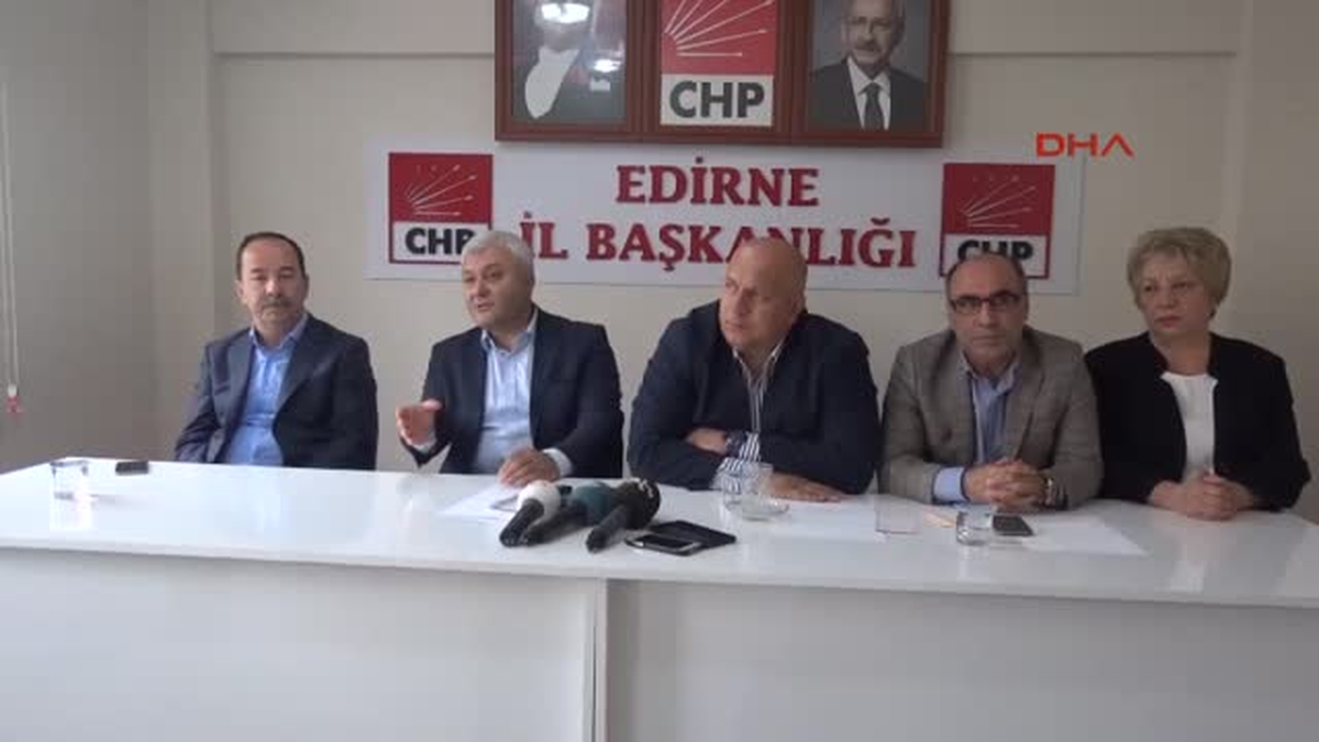 Edirne CHP\'li Özkan Terörle Mücadelede Hükümetin Yanındayız