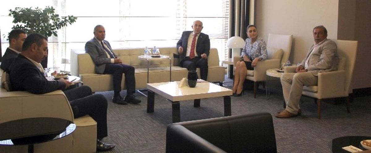 MHP\'li Karakaya\'dan Aosb Başkanı Sütcü\'ye Ziyaret