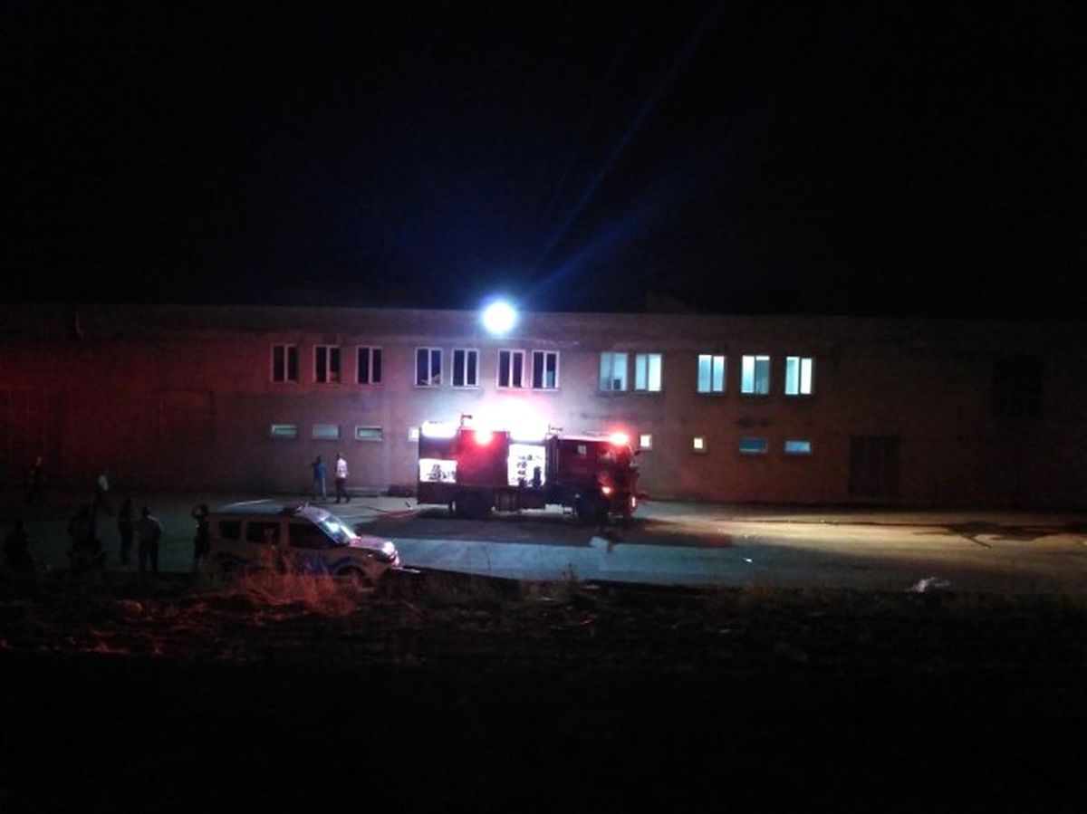 Tekstil Fabrikasındaki Yangın Korkuttu