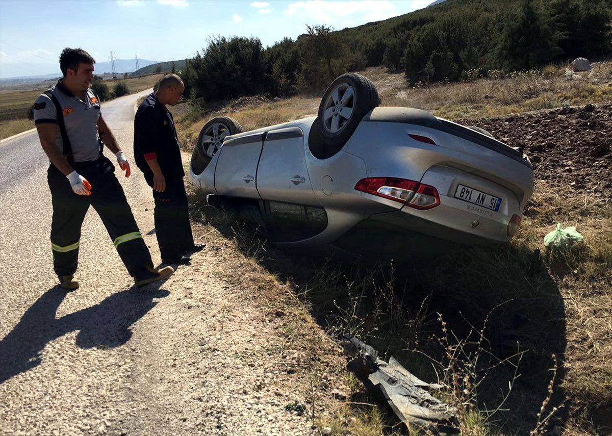 Burdur\'da Trafik Kazası: 1 Ölü, 3 Yaralı