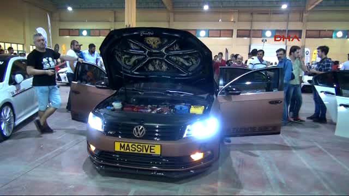 Denizli Modifiye Otomobil Fuarına Büyük İlgi