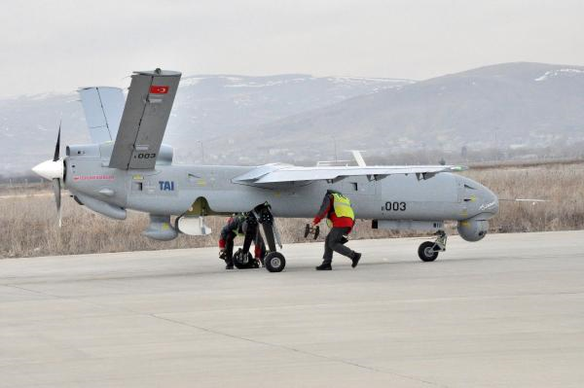 Elazığ\'da İnsansız Hava Aracı Anka Düştü