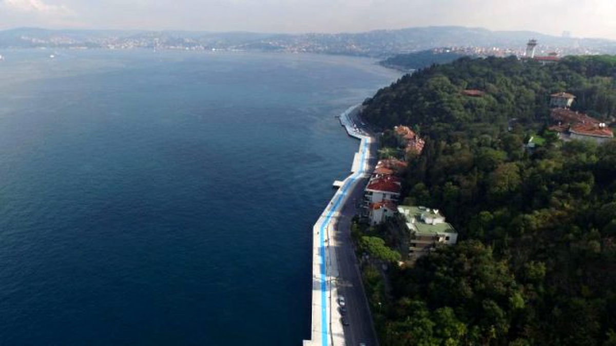Görüntülü Haber) İstanbul\'un Yeni Yürüyüş Yolu Hazır (Havadan Görüntü)