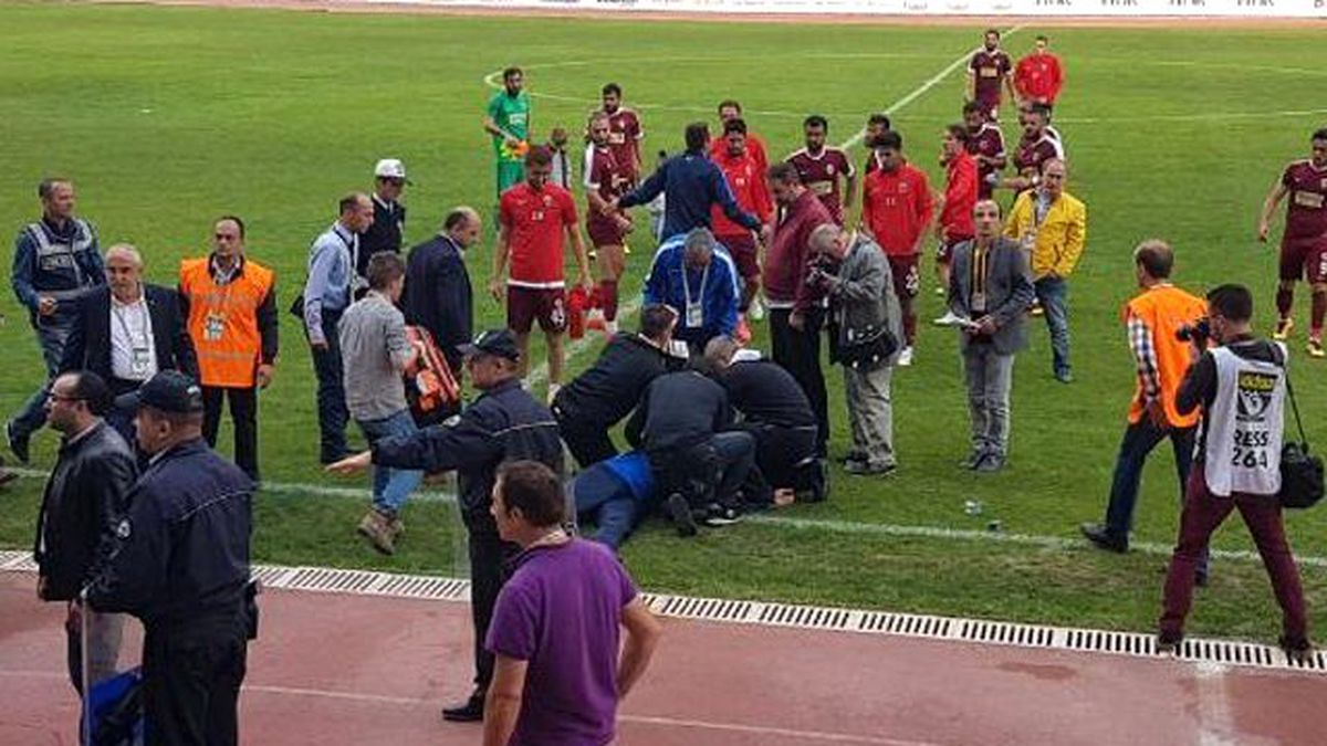 İnegölspor'un Yardımcı Antrenörü Eyüp Taş, Golden Sonra Bayıldı