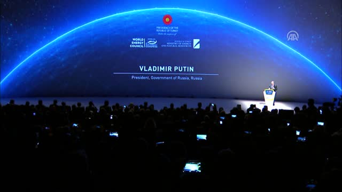 23. Dünya Enerji Kongresi - Rusya Devlet Başkanı Putin