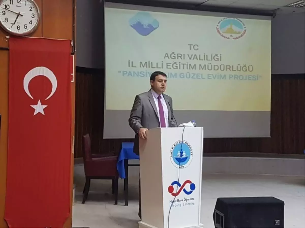 Ağrı\'da "Pansiyonum Güzel Evim" Projesinin Tanıtımı Yapıldı