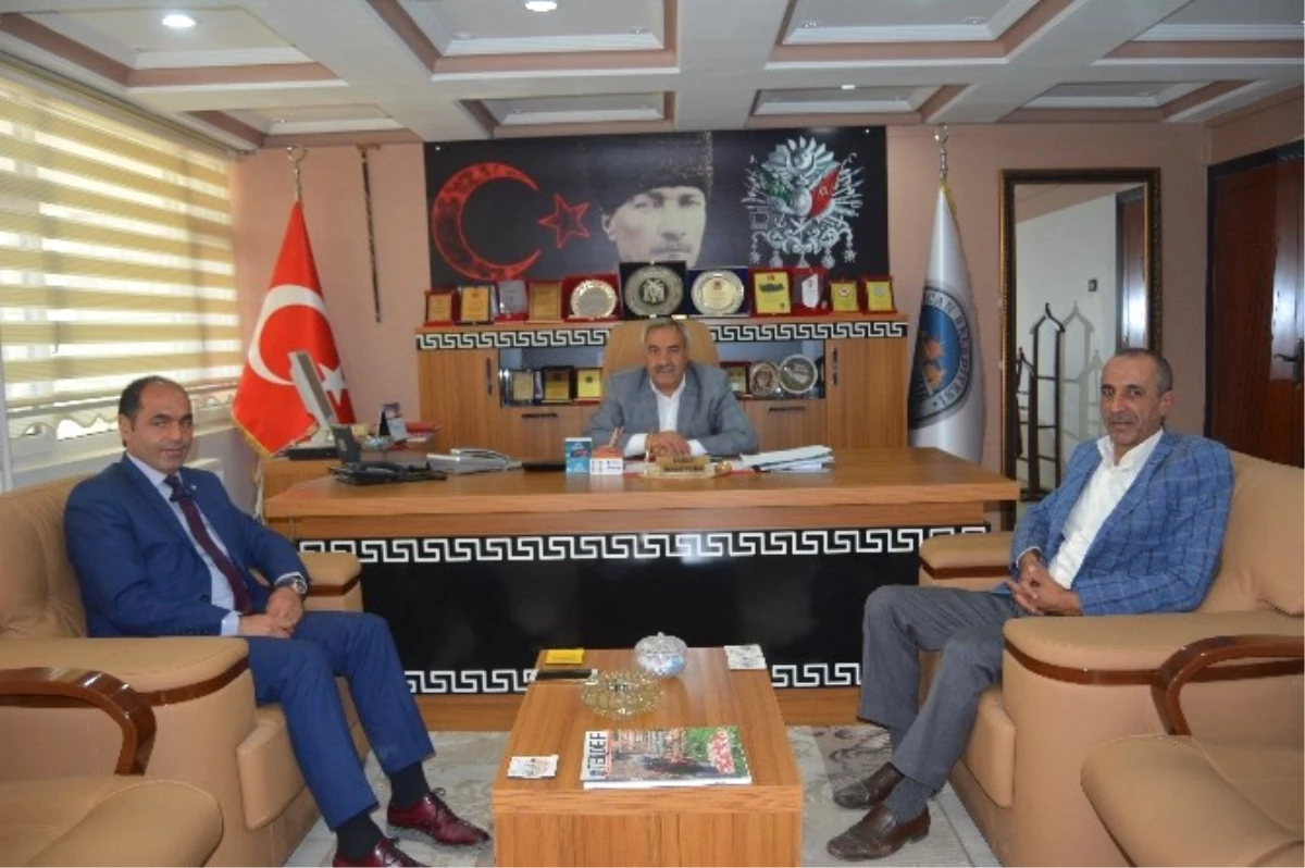 Askf Başkanı Turan\'dan Başkan Yılmaz\'a Ziyaret