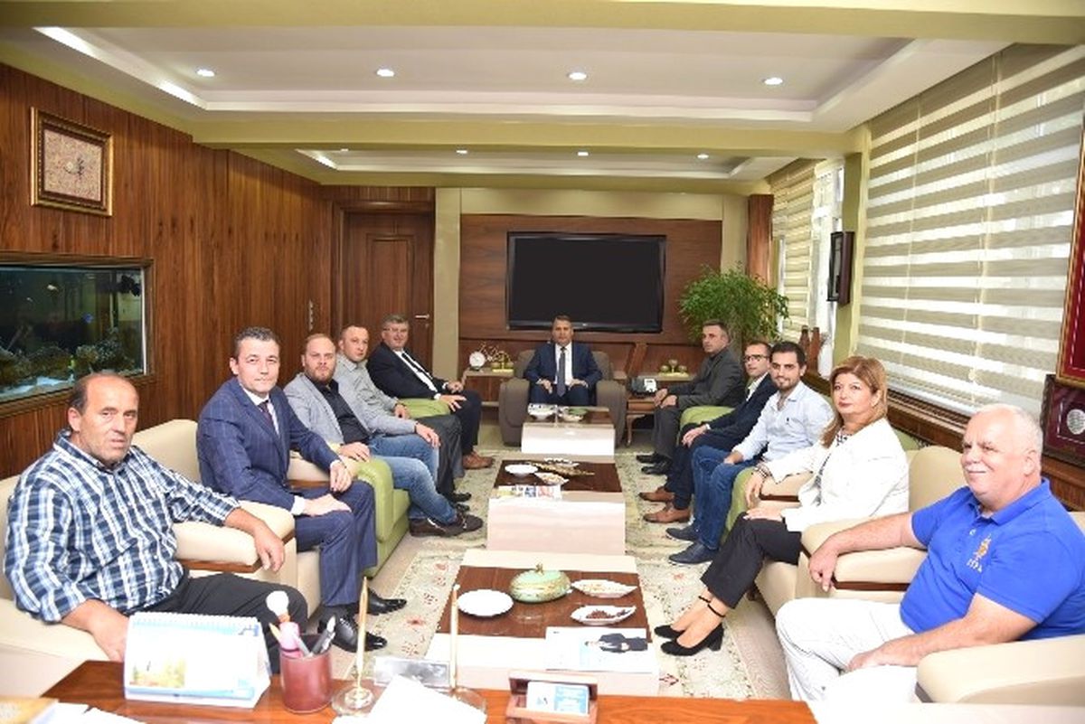 Başkan Çerçi Makedon Heyeti Ağırladı