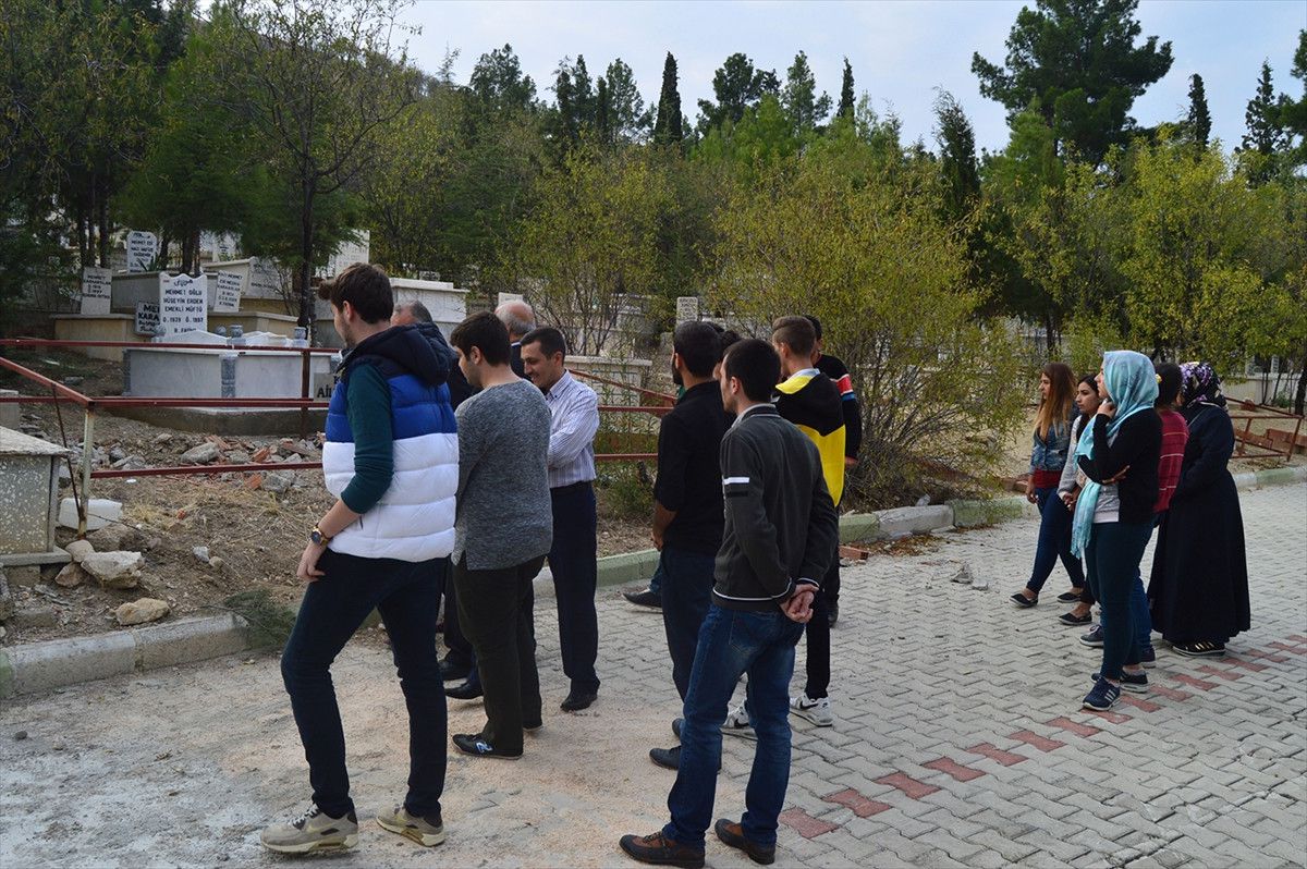 Dinar Kyk Öğrencilerinden Şehitlere Vefa Ziyareti
