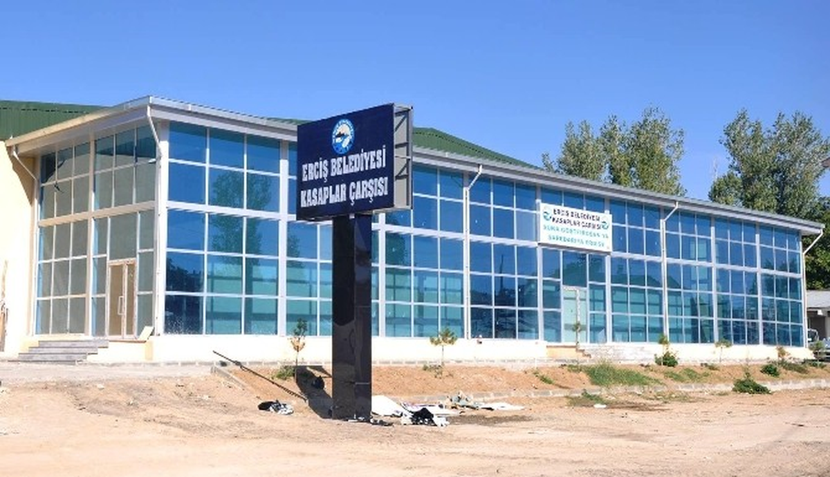 Erciş\'te Yeni Kasaplar Çarşısının Yapımı Tamamlandı