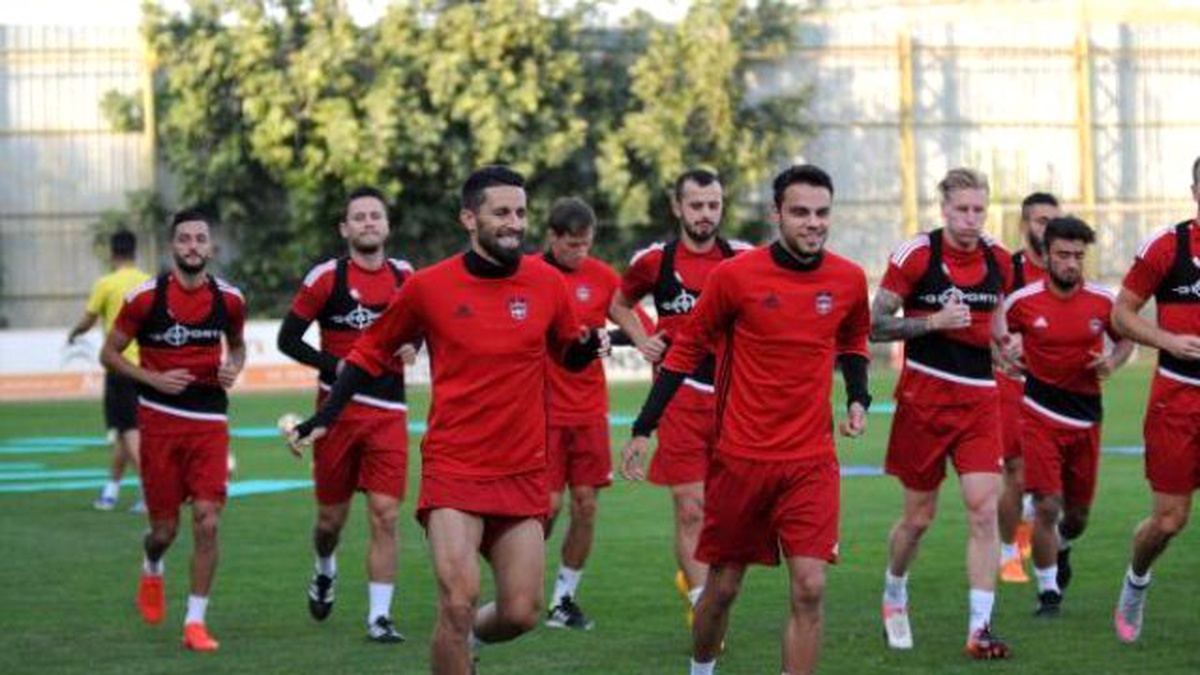 Görüntülü Haber) Gaziantepspor\'da, Kasımpaşa Hazırlıkları