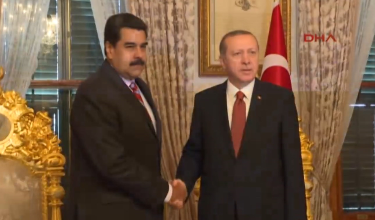 Görüntülü Haber) Erdoğan, Venezuela Devlet Başkanı Moros\'u Kabul Etti