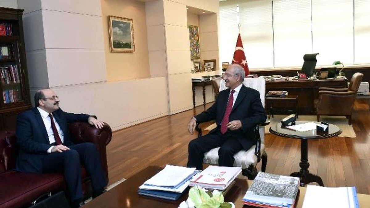 Kılıçdaroğlu YÖK Başkanı Saraç ile Görüştü