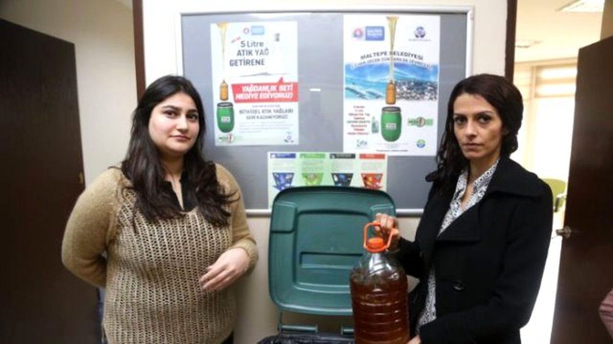Maltepe\'de 136 Ton Atık Yağ Toplandı