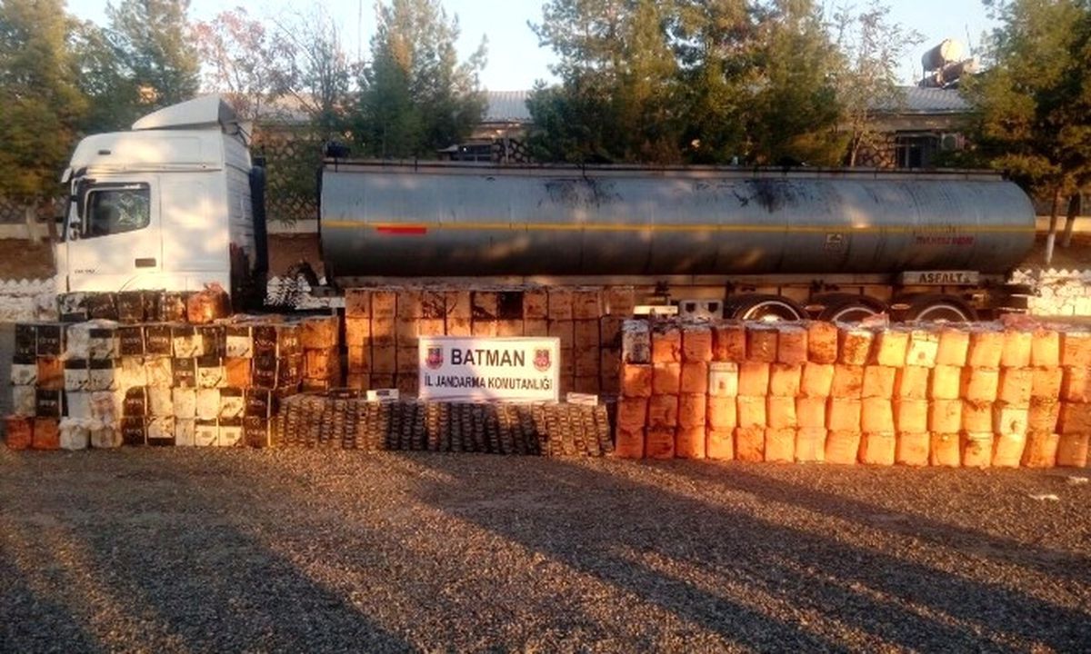 Tankerde 108 Bin 280 Paket Kaçak Sigara Ele Geçirildi