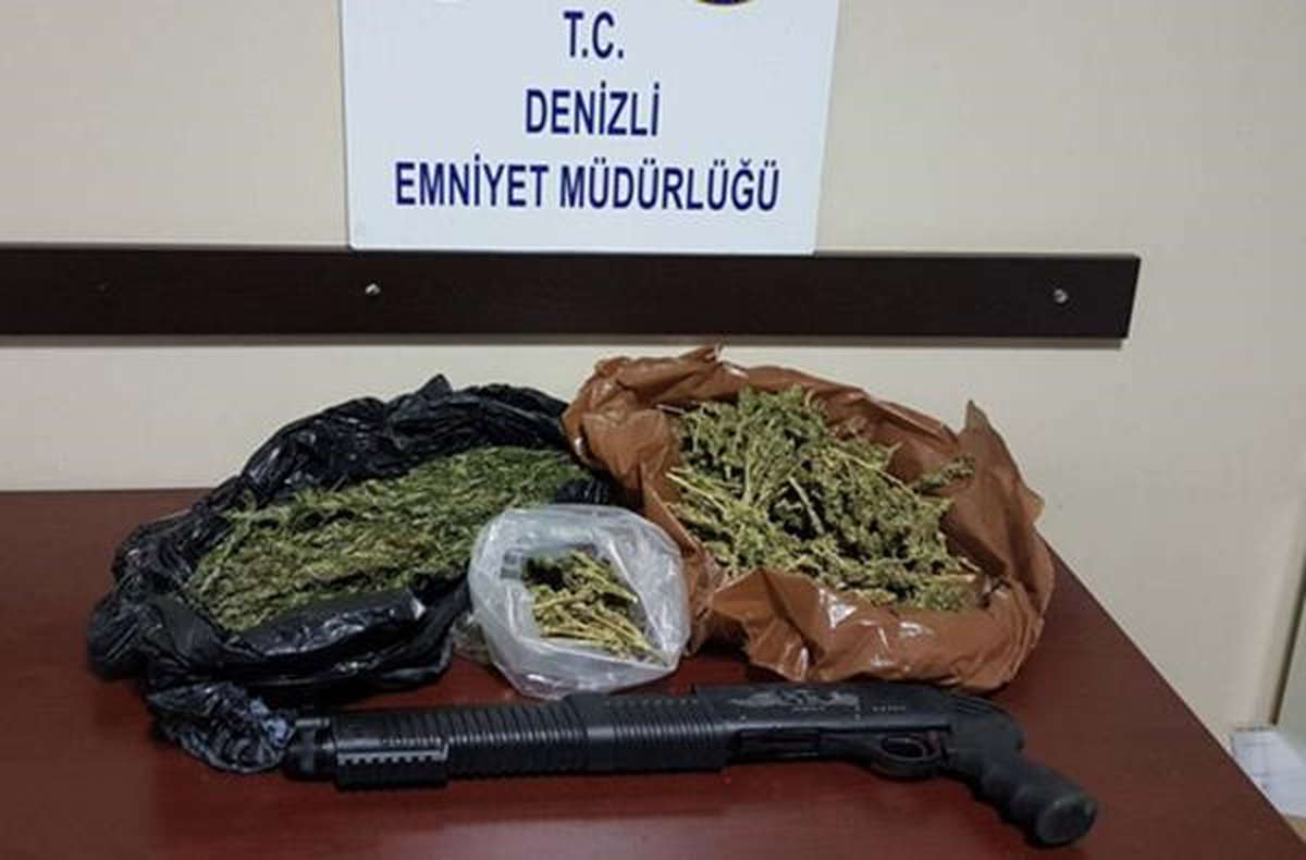 Denizli\'de Uyuşturucu Operasyonunda 4 Tutuklama