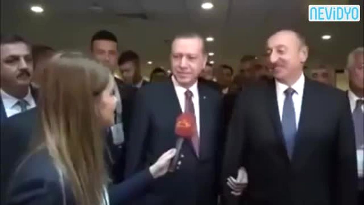 Erdoğan - Aliyev Arasında Samimi Sohbet