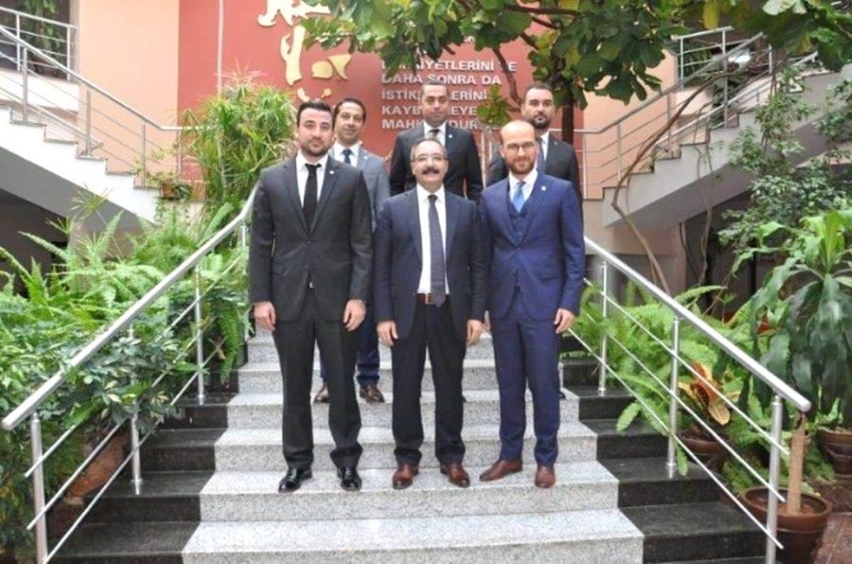 Gagiad Başkanı Bora Tezel\'den Gaün Rektörü Ali Gür\'e Ziyaret
