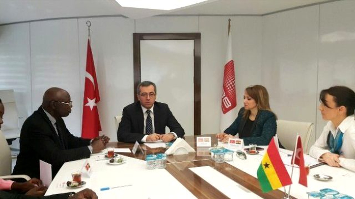 Gana Devlet Bakanı Opong-Fosu, Ankara\'da Kurumları Gezdi