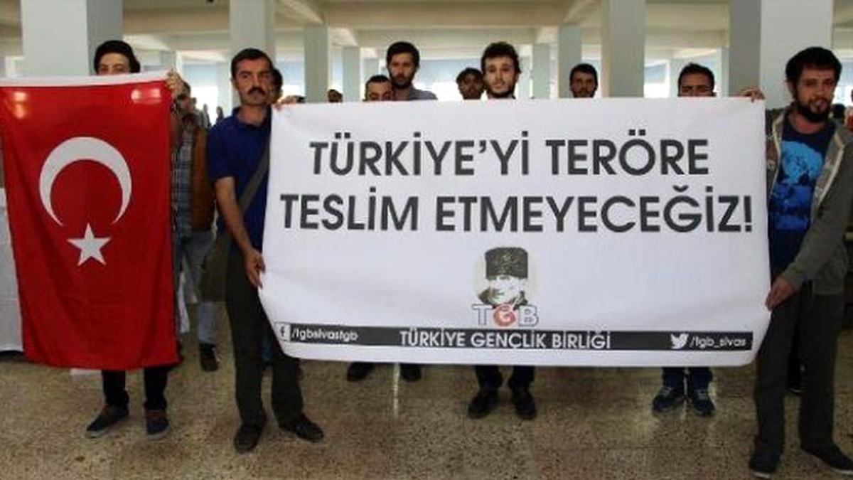 Görüntülü Haber) Sivas\'ta Tgb\'den Terör Saldırılarına Tepki