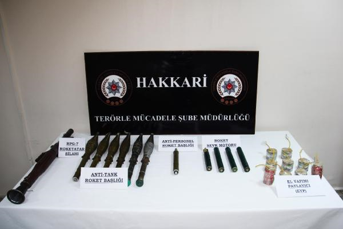 Hakkari\'de Terör Operasyonu: 7 Gözaltı, Çok Sayıda Mühimmat Ele Geçirildi