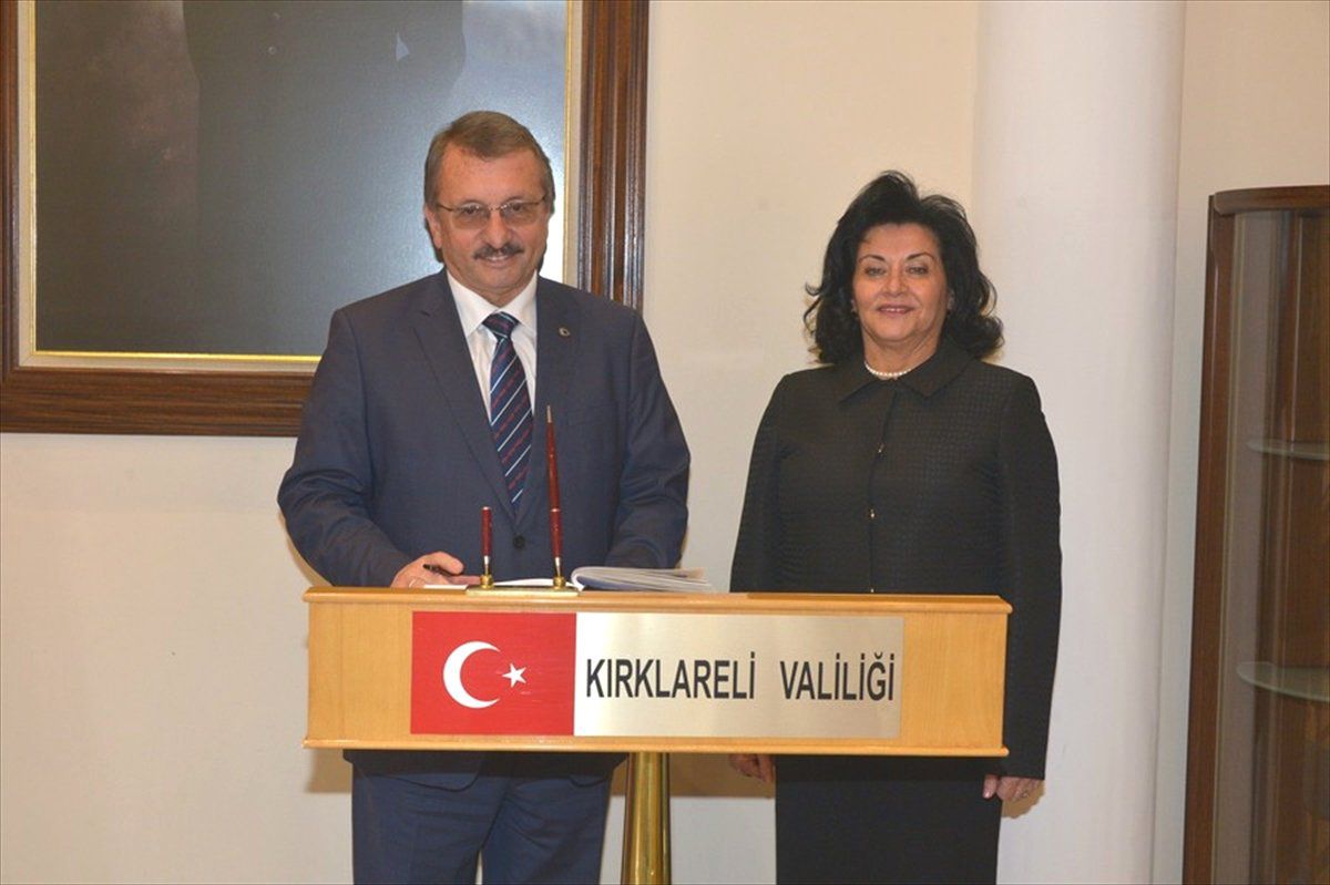 Kırklareli Valisi Valisi Civelek\'e Ziyaret