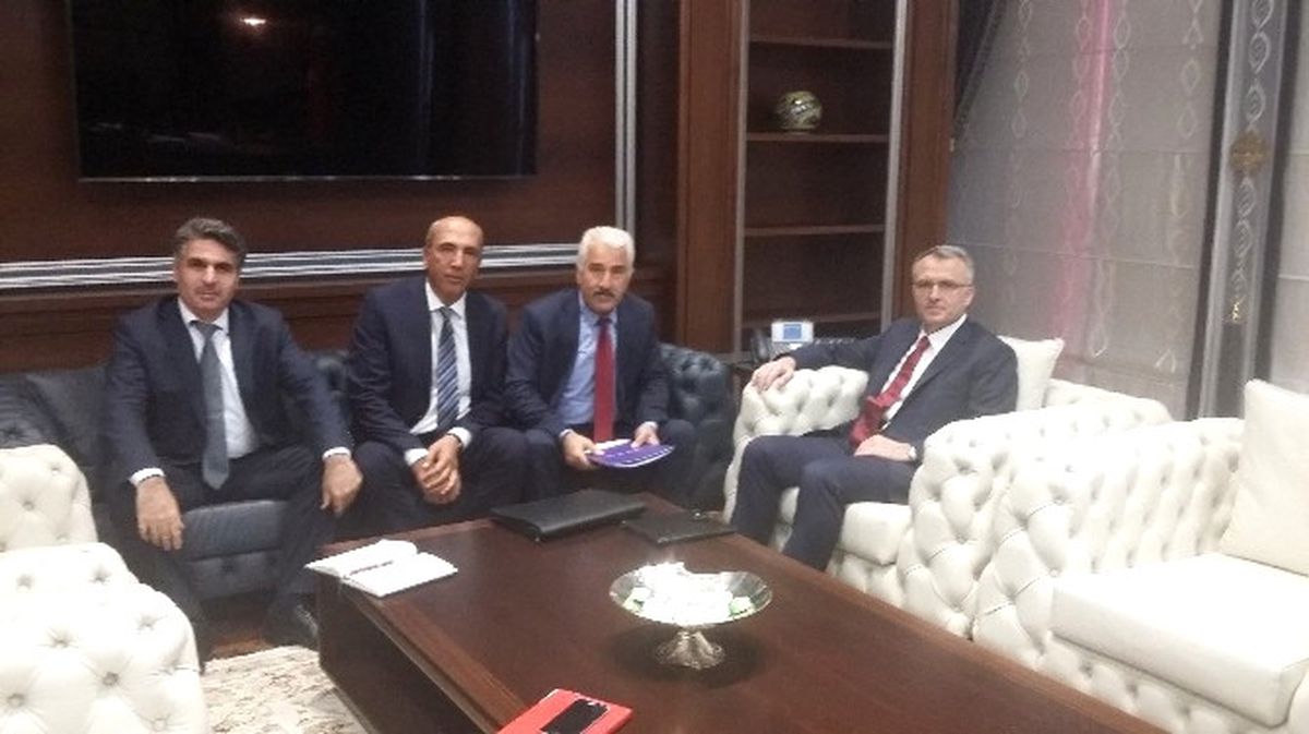 Maliye Bakanı Ağbal, Ergaz Heyetini Makamında Ağırladı