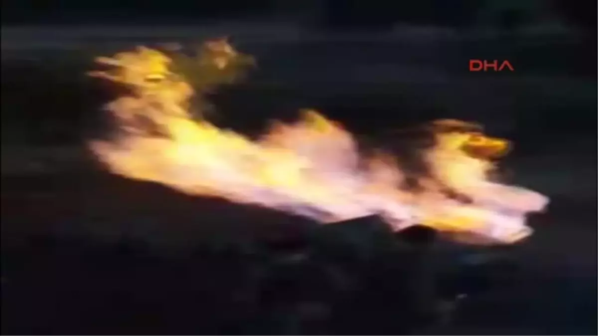 Muş'ta Sondaj Çalışması Sırasında Alev Çıktı