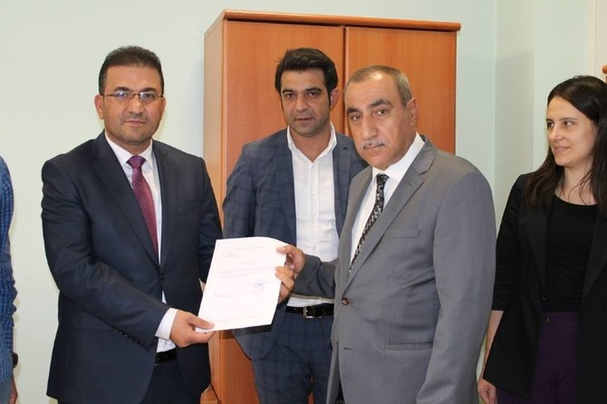 Siirt Baro Başkanlığı\'na Seçilen Dilek Mazbatasını Aldı