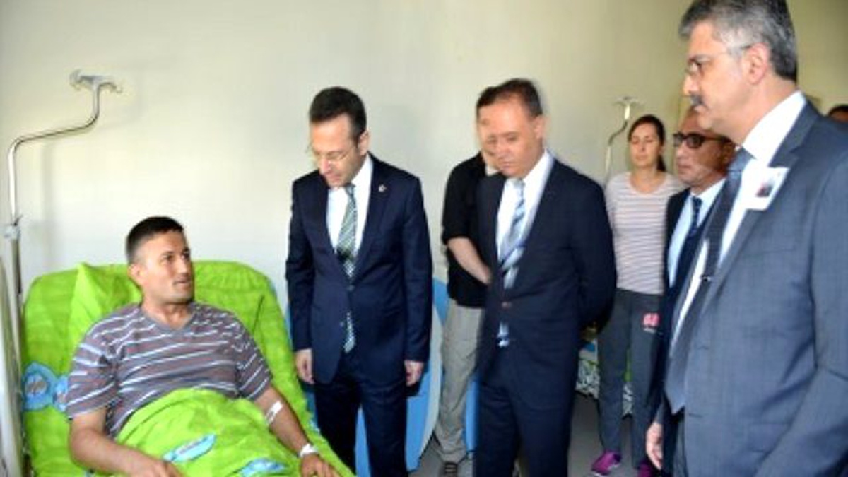 Vali Aksoy Yaralı Askerleri Ziyaret Etti