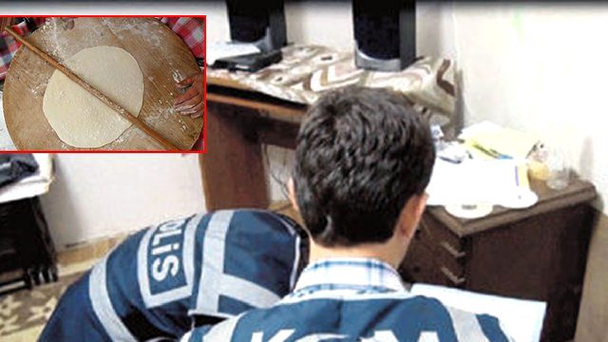 Yaşlı Kadın Yangın İhbarı Üzerine Eve Gelen Polise Oklavayla Müdahale Etti