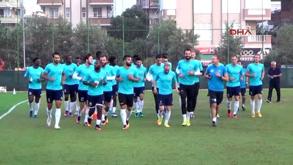 Görüntülü Haber) Aytemiz Alanyaspor, Fenerbahçe Hazırlıklarını Sürdürdü