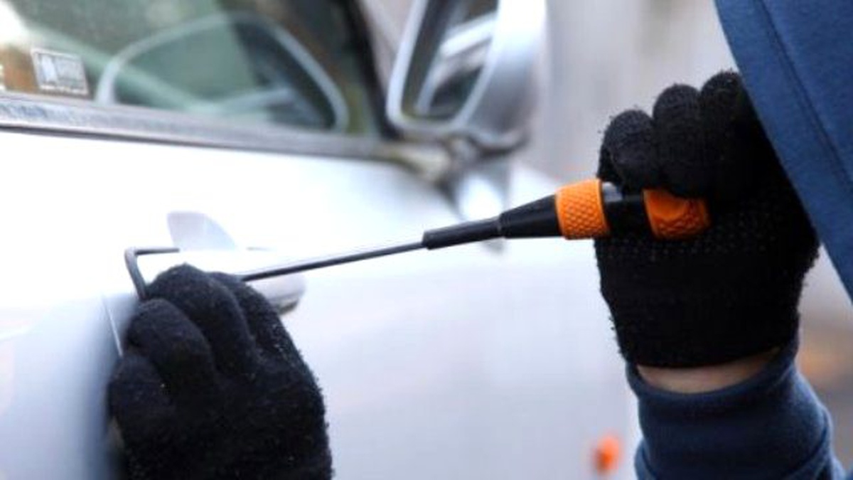 50 Saniyede Araçtan Hırsızlık Kamerada
