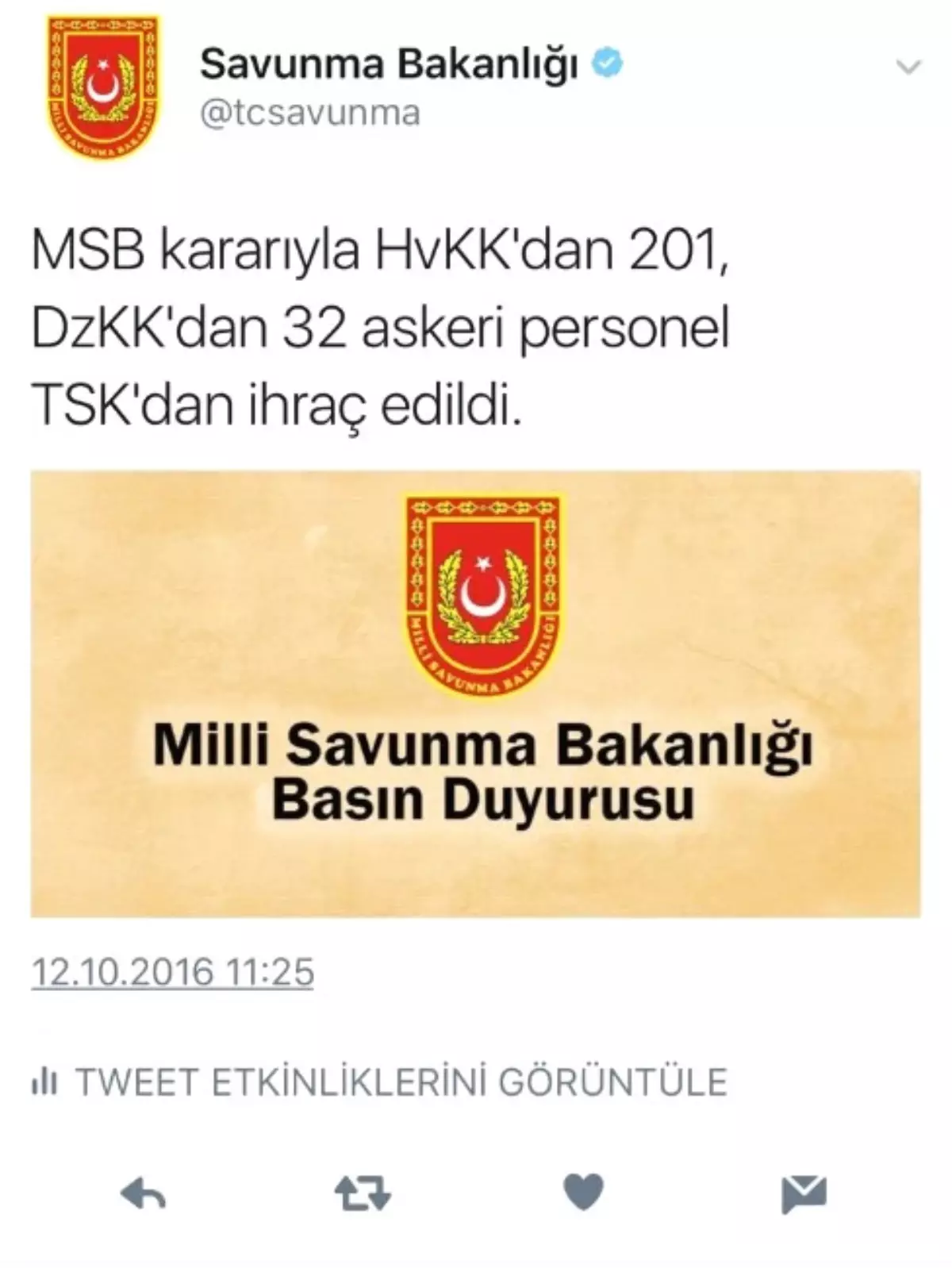 TSK\'dan 233 Asker İhraç Edildi