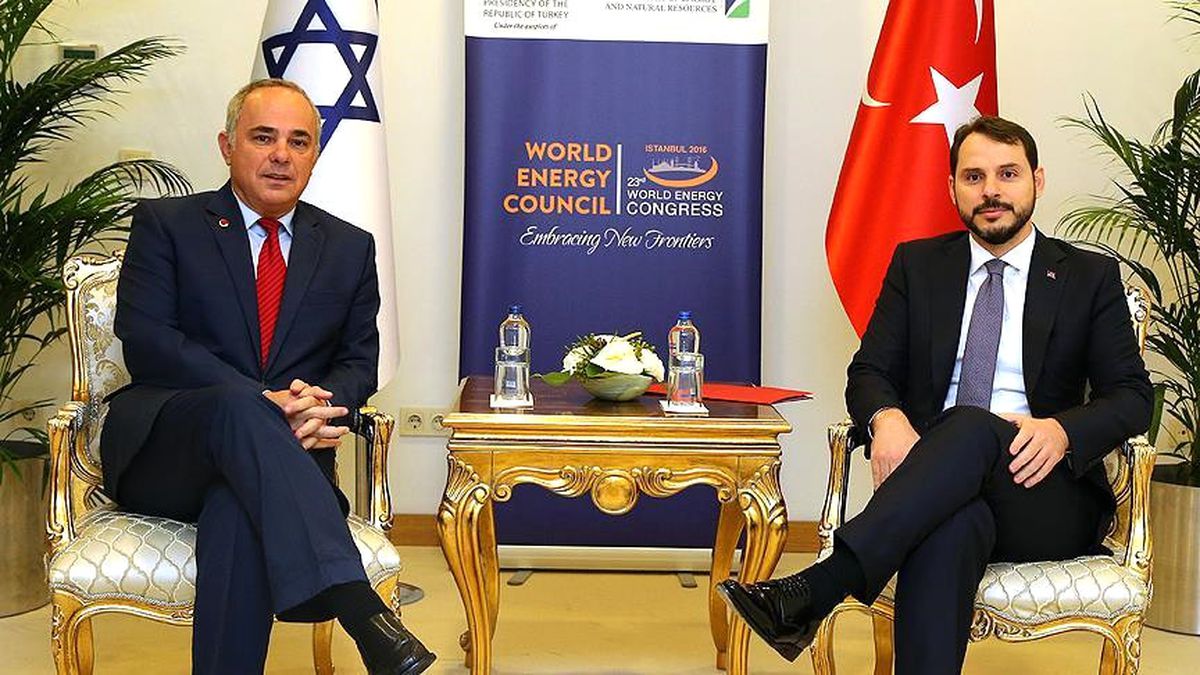 Albayrak, İsrailli Bakan Steinitz ile Görüştü