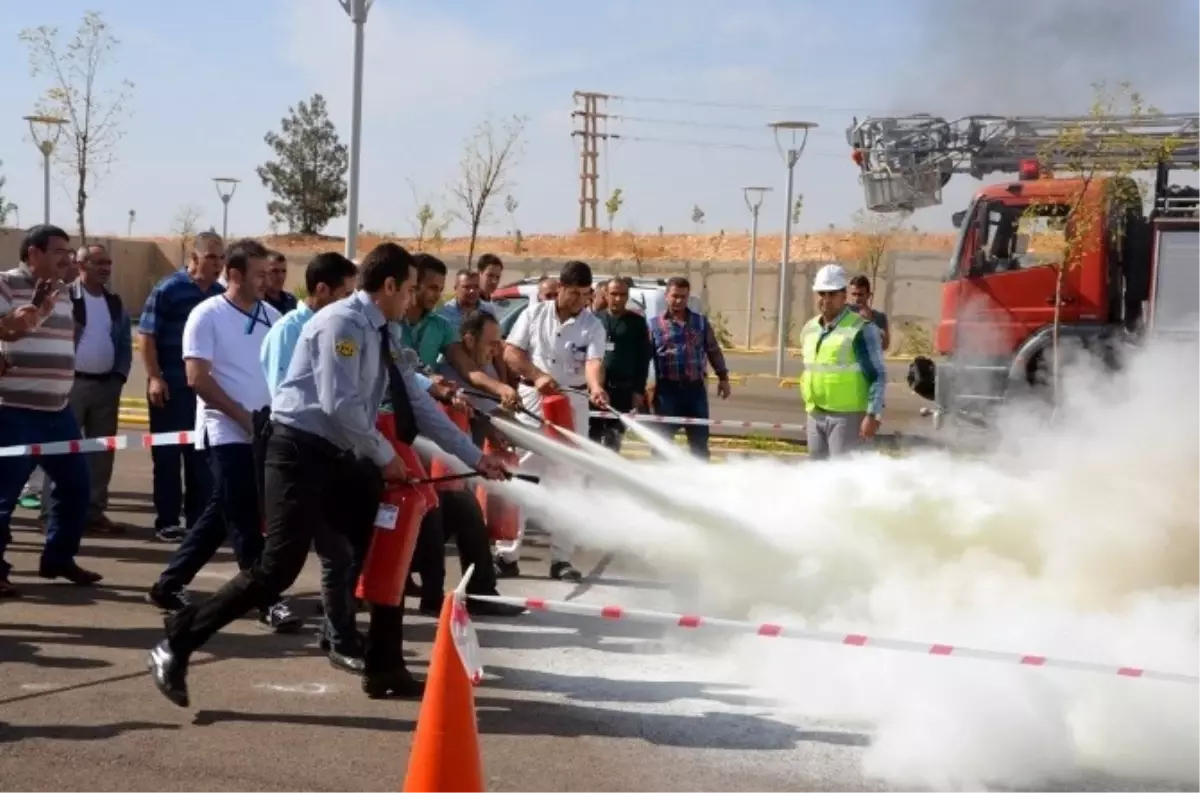 Harran Üniversitesinde Gerçeği Aratmayan Tatbikat