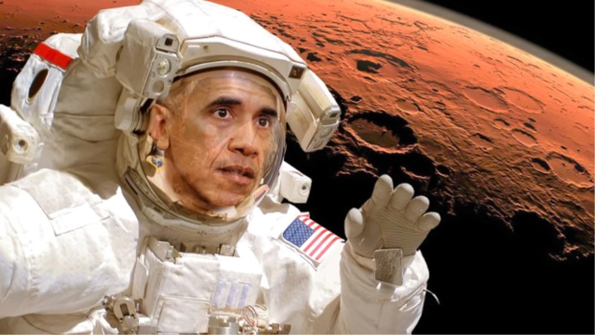 Obama: Mars\'ta Yaşam, Özel Şirketler İle İnşa Edilecek