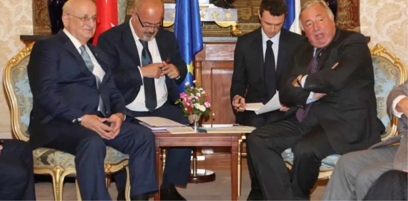 TBMM Başkanı Kahraman, Fransa Senato Başkanı Larcher Ile Görüştü